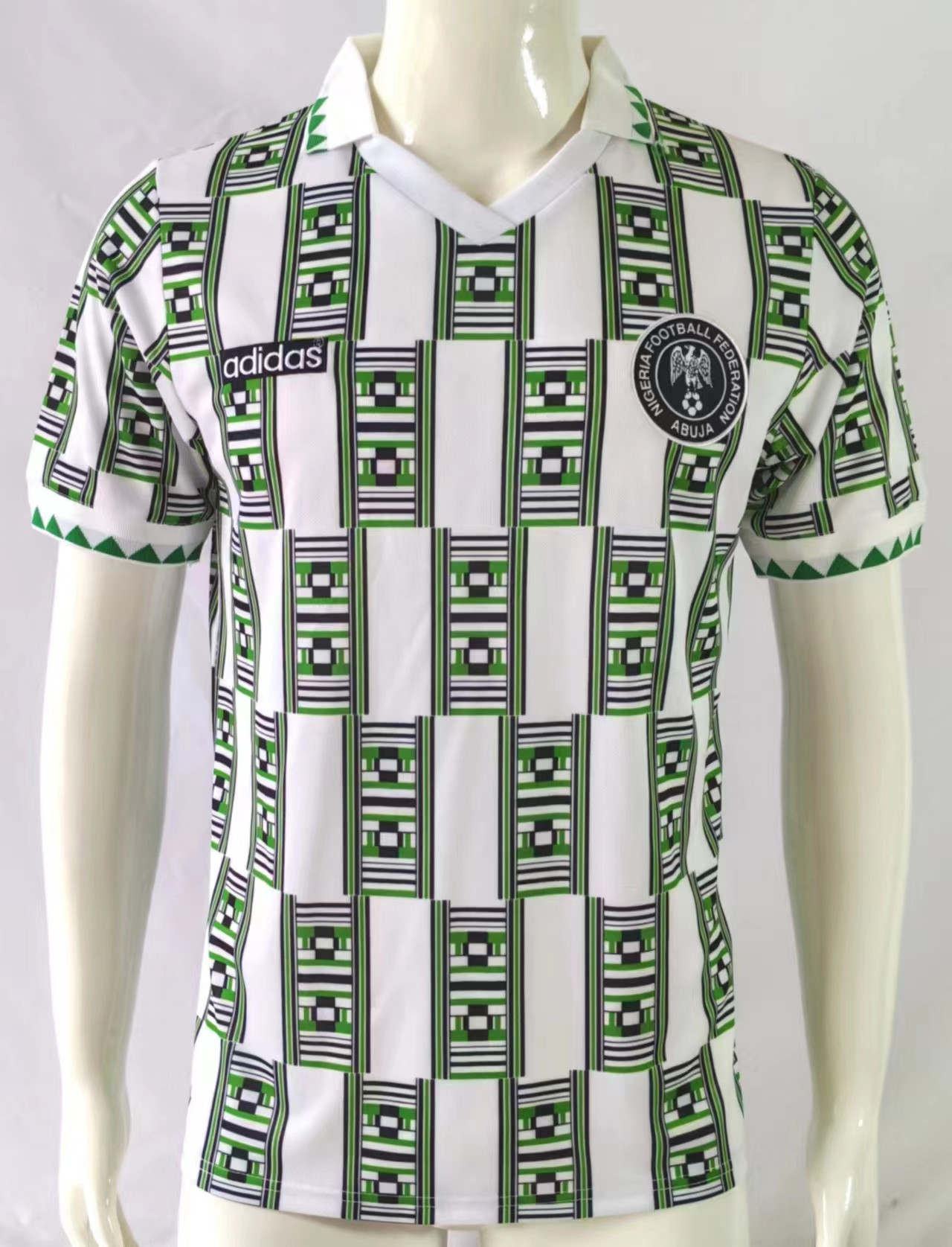 Nigeria 1994 Away Retro Men Jersey – White