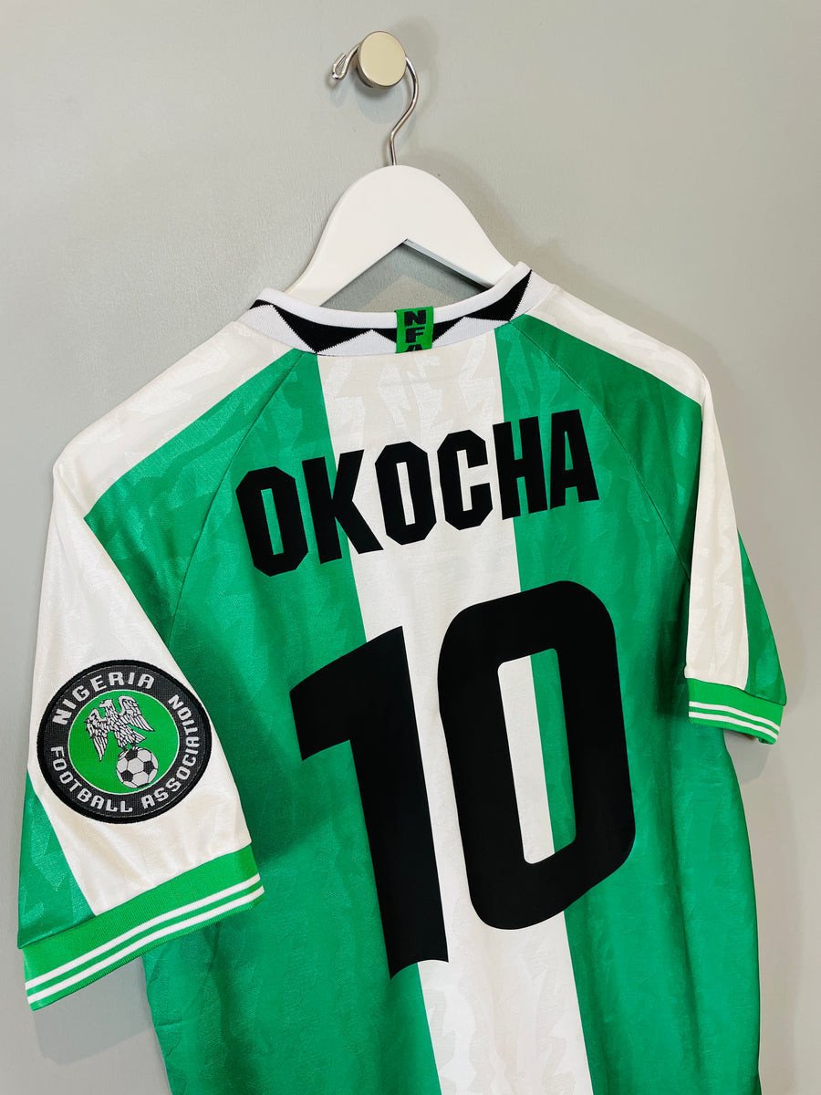 Okocha 10 Nigeria 1996 Home Retro Jersey – Men Green