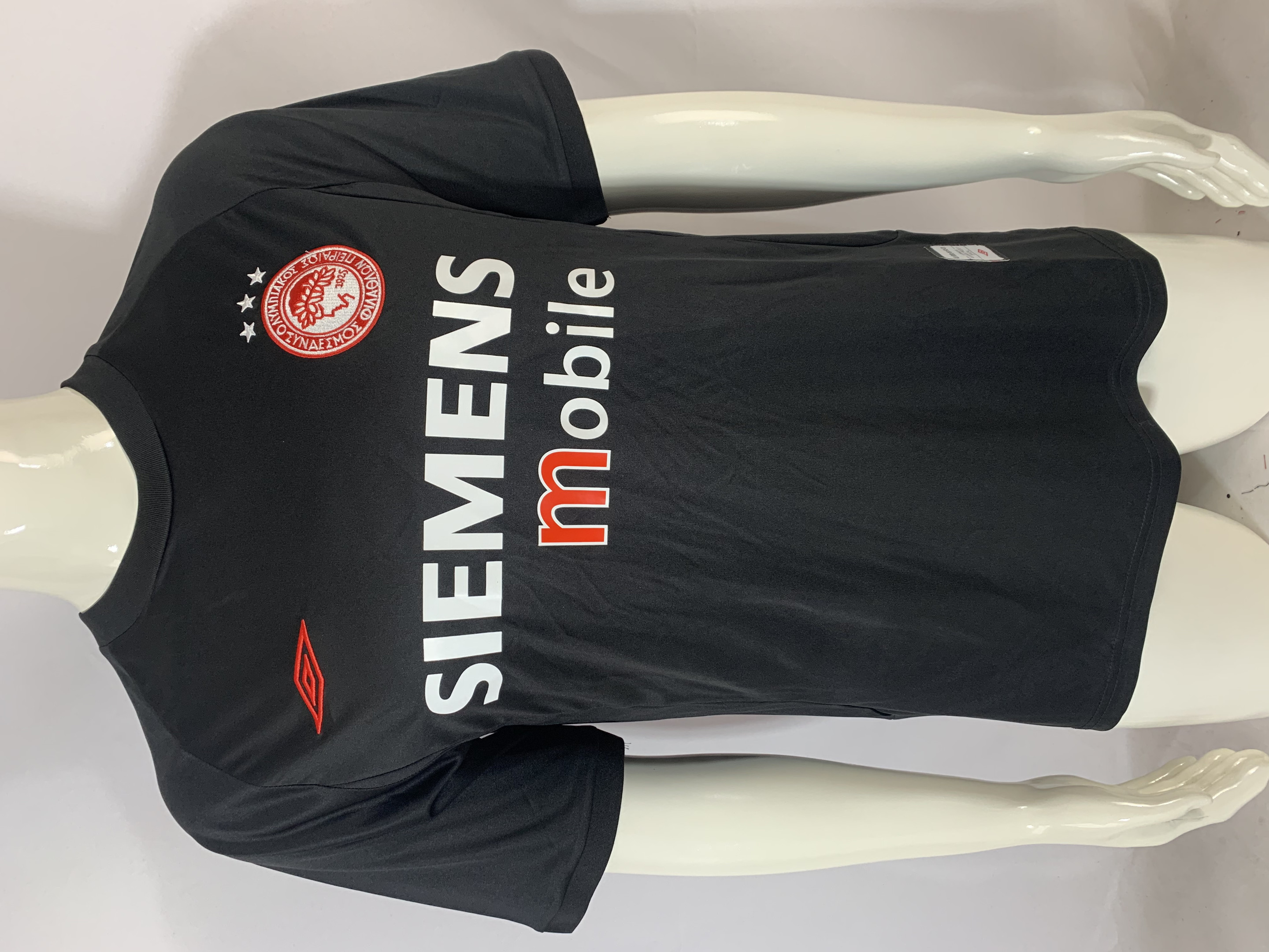 Olympiakos 2004/05 Away Retro Men Jersey – Black