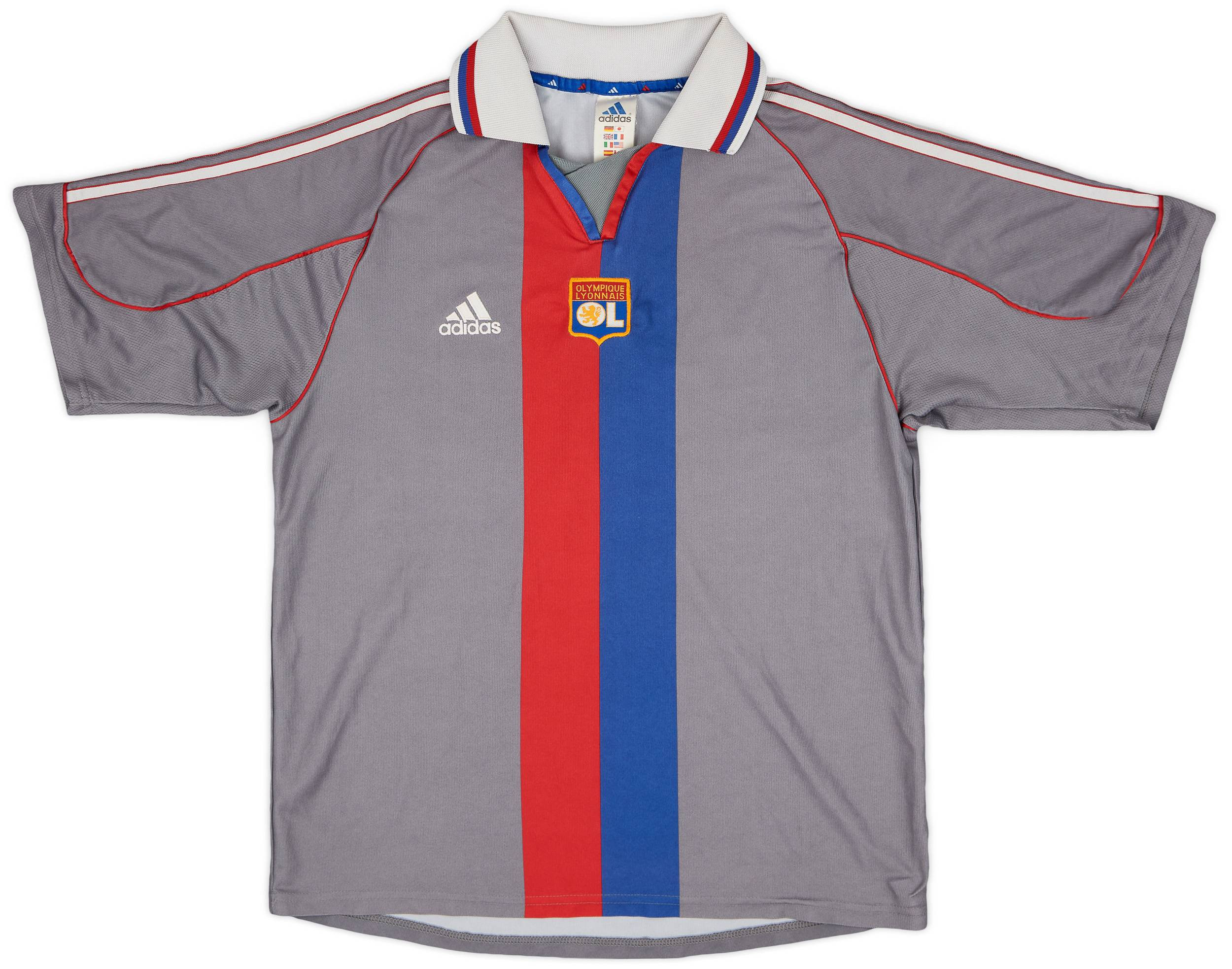 Olympique Lyonnais 2000/01 Third Retro Men Jersey – Gray
