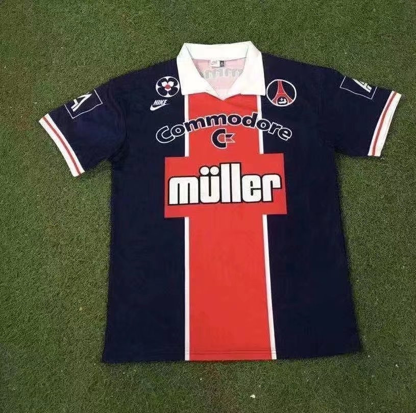 Paris Saint-Germain 1991/92 Home Retro Men Jersey – Navy