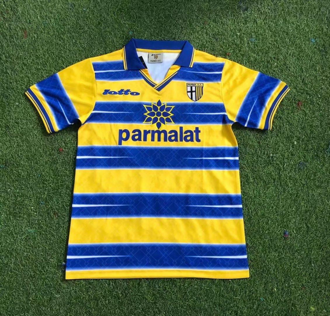 Parma Calcio 1913 1998/99 Home Retro Men Jersey – Yellow