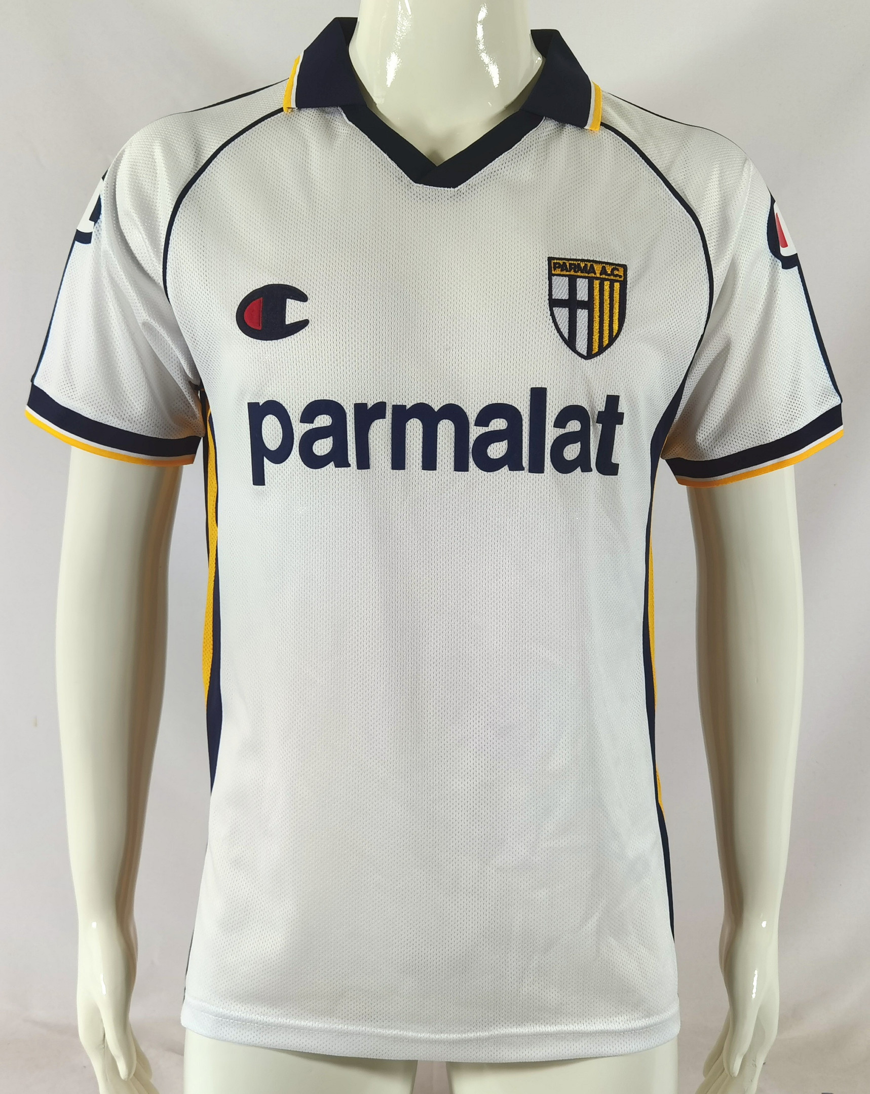 Parma Calcio 1913 2003/04 Away Retro Men Jersey – White