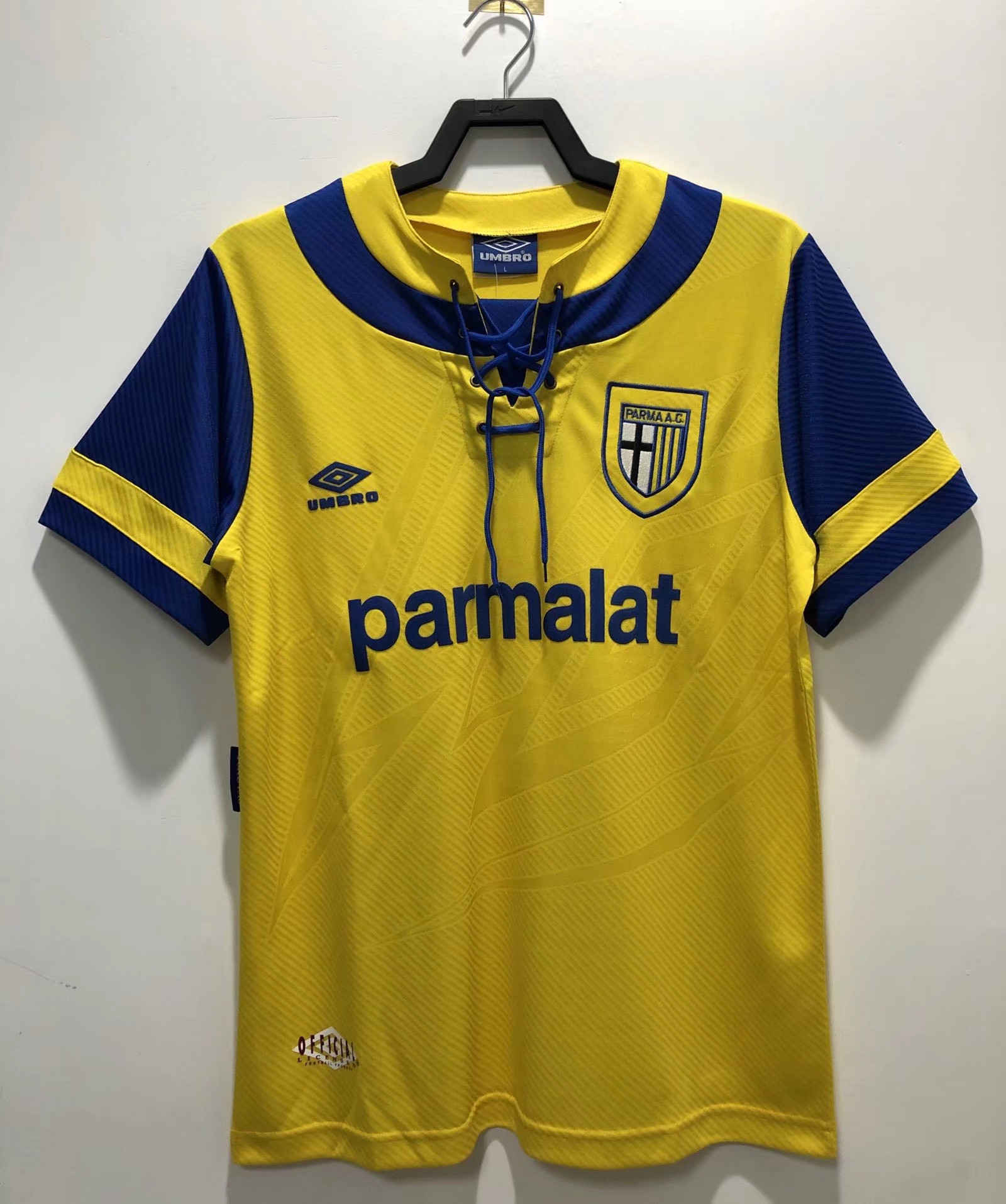 Parma Calcio 1993/95 Away Retro Men Jersey – Yellow