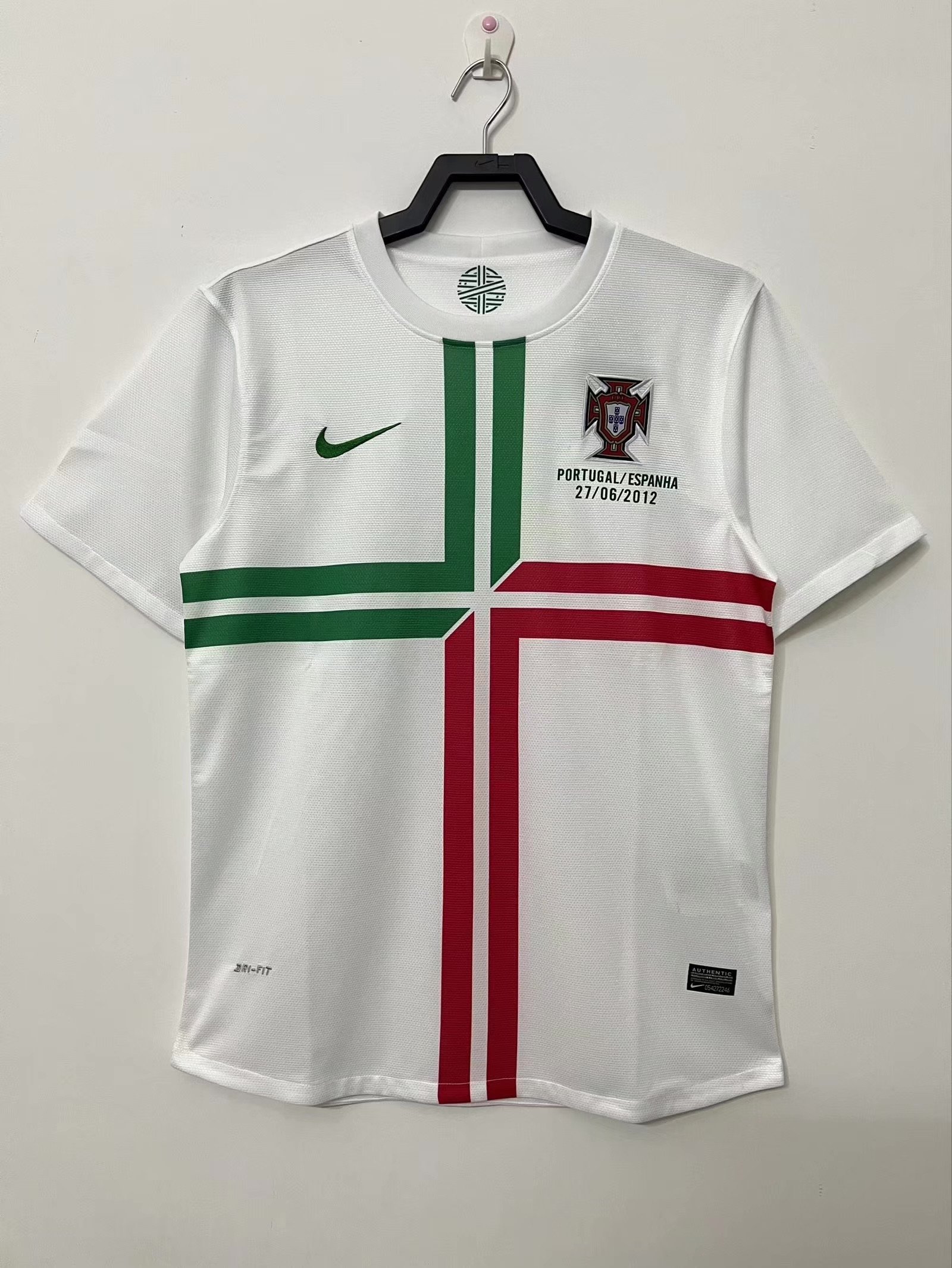 Portugal 2012 Away Retro Jersey – Men White