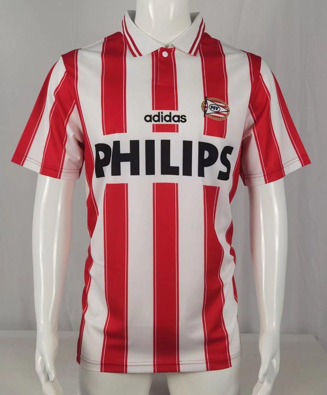 PSV Eindhoven 1994/95 Home Retro Men Jersey – White/Red