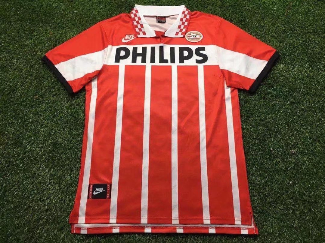 PSV Eindhoven 1995/96 Home Retro Men Jersey – Orange
