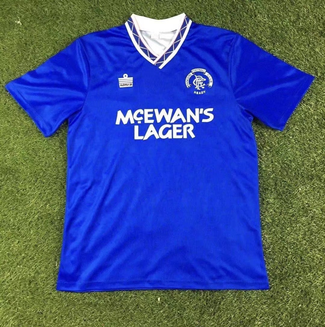 Rangers F.C. 1990/92 Home Retro Men Jersey – Blue