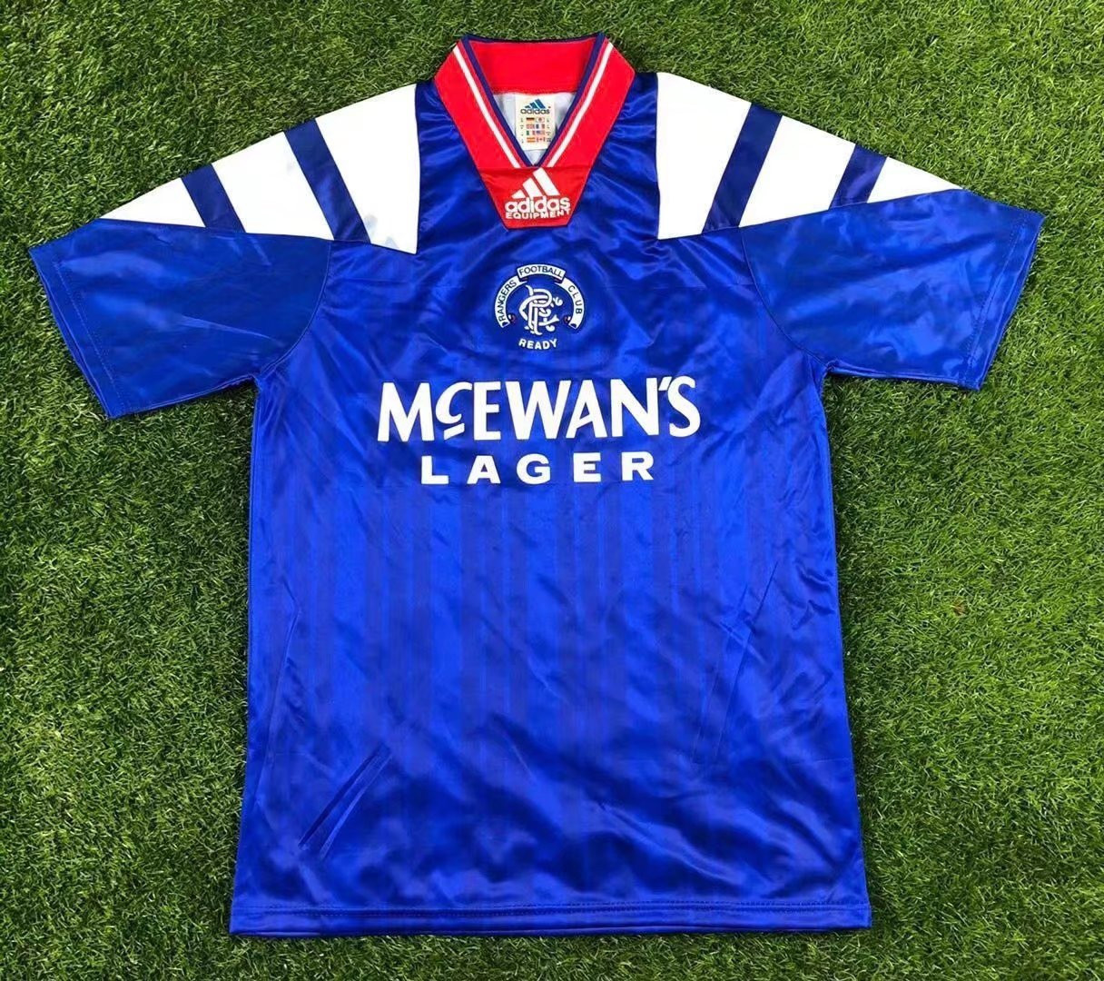 Rangers F.C. 1992/94 Home Retro Men Jersey – Blue
