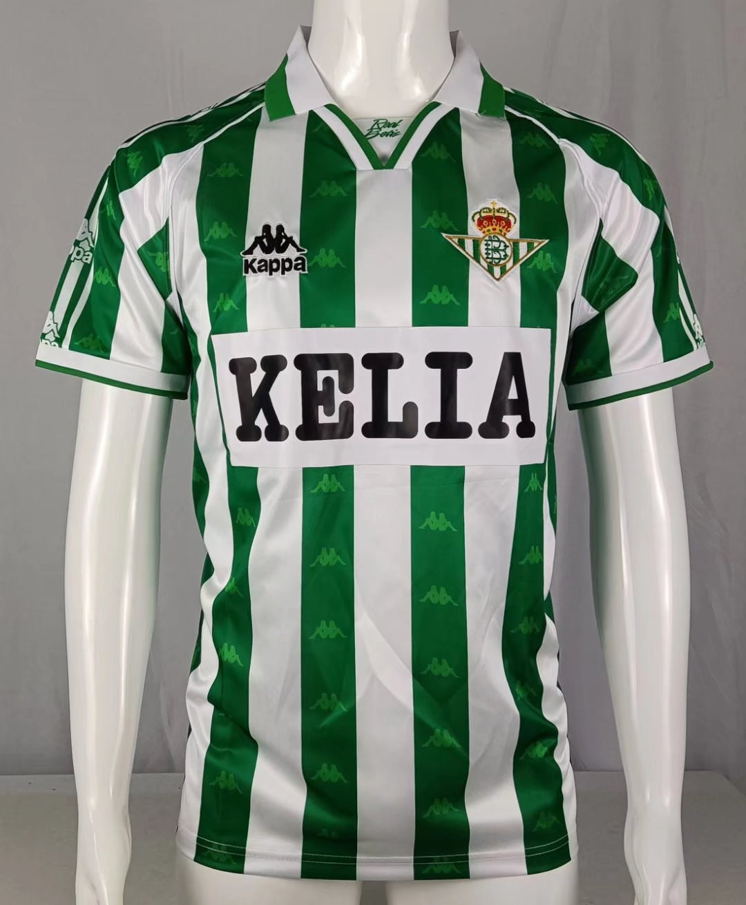 Real Betis Balompié 1996/97 Home Retro Men Jersey – White