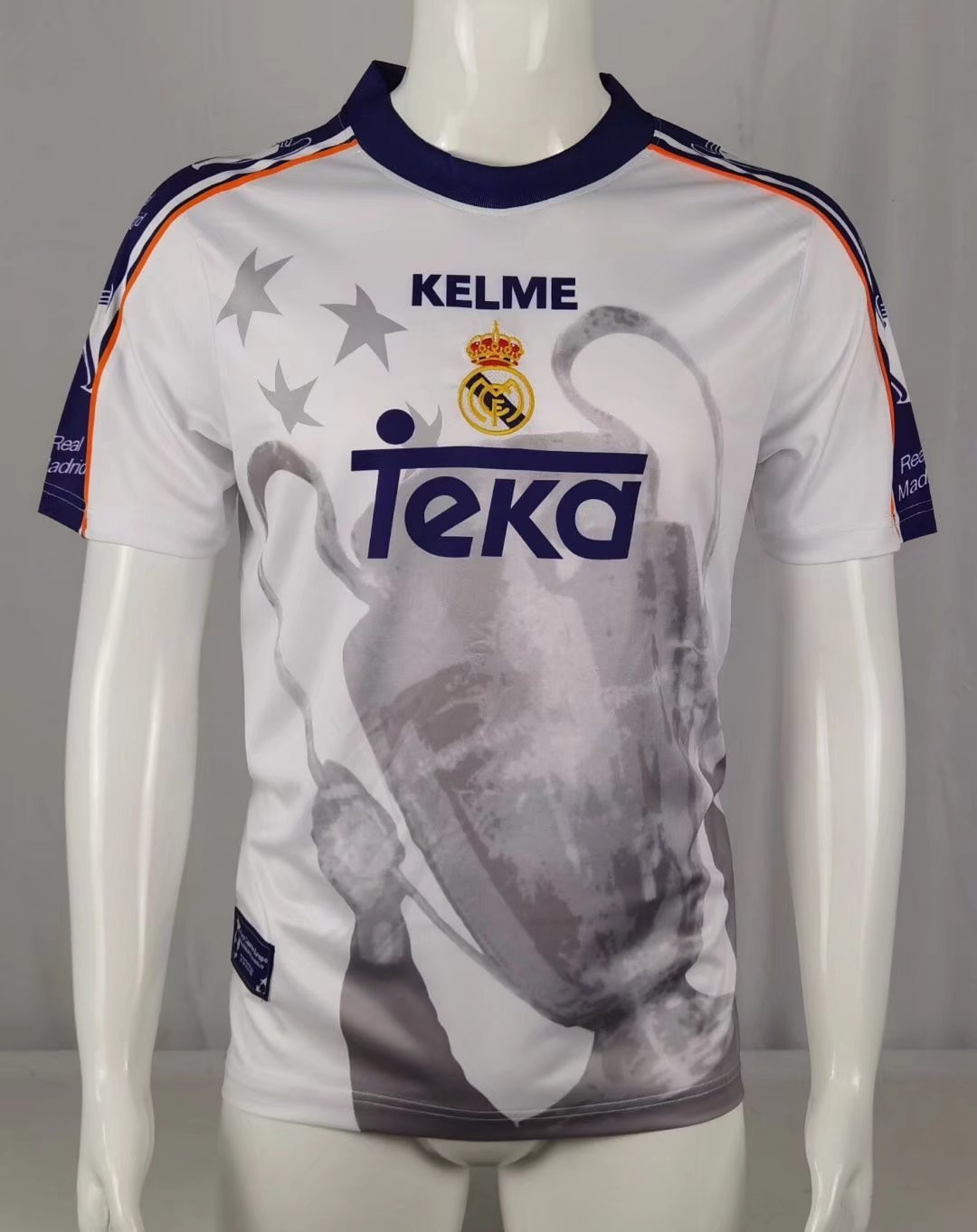 Real Madrid 1997/98 Champions League Retro Men Jersey – White