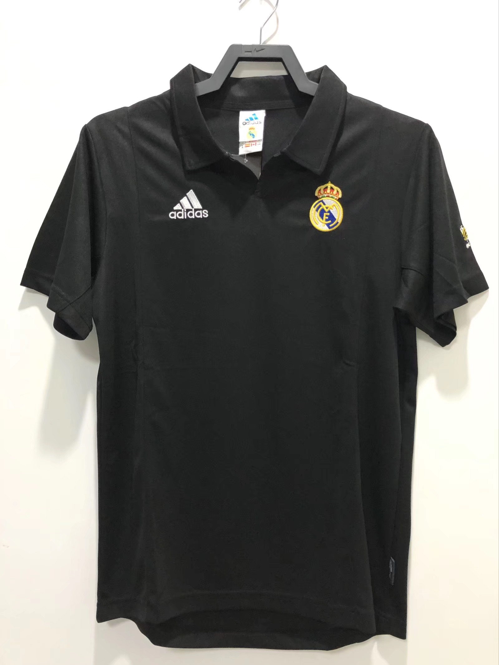 Real Madrid 2002/03 Away Retro Men Jersey – Black
