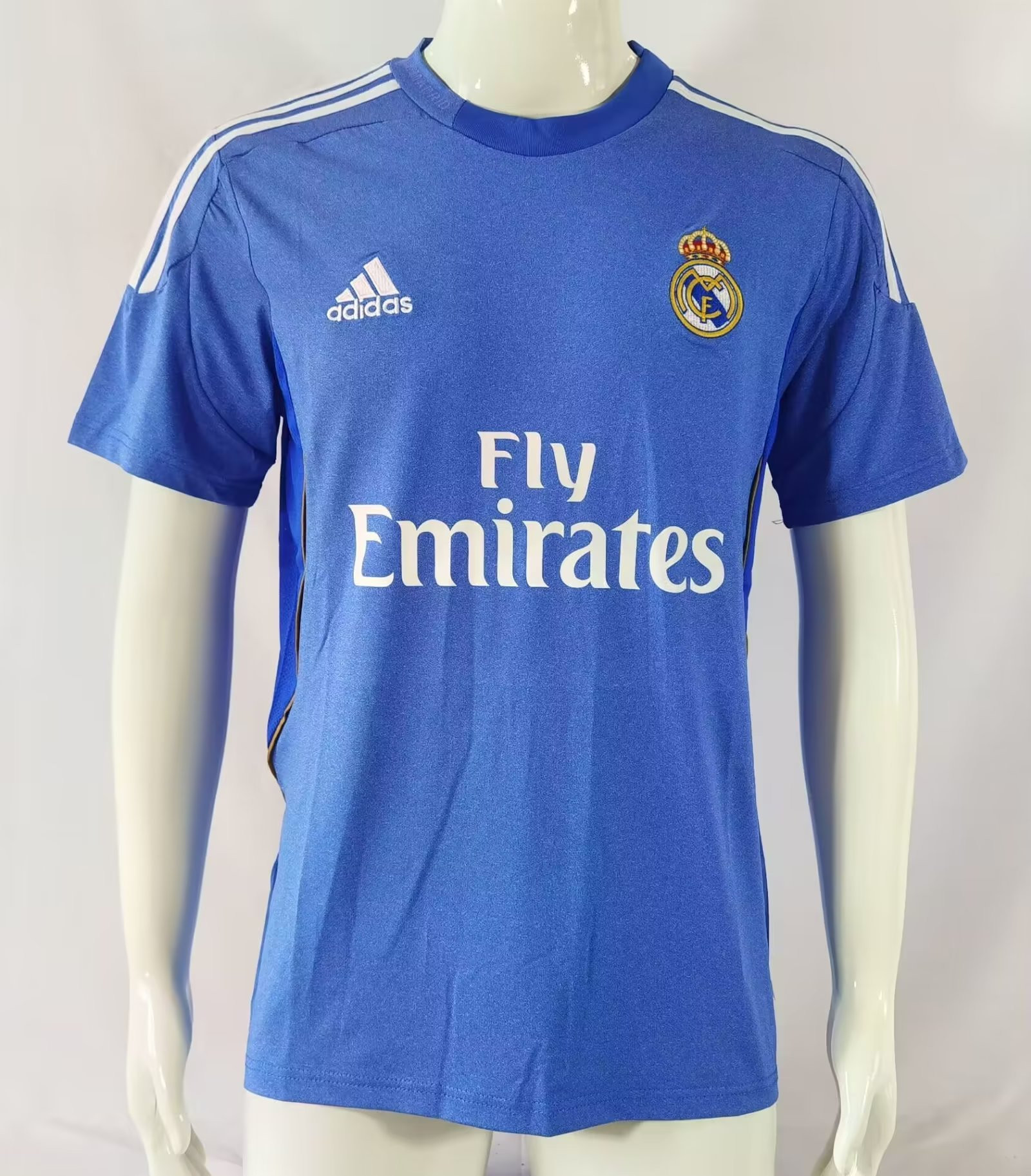 Real Madrid 2013/14 Away Retro Men Jersey – Blue