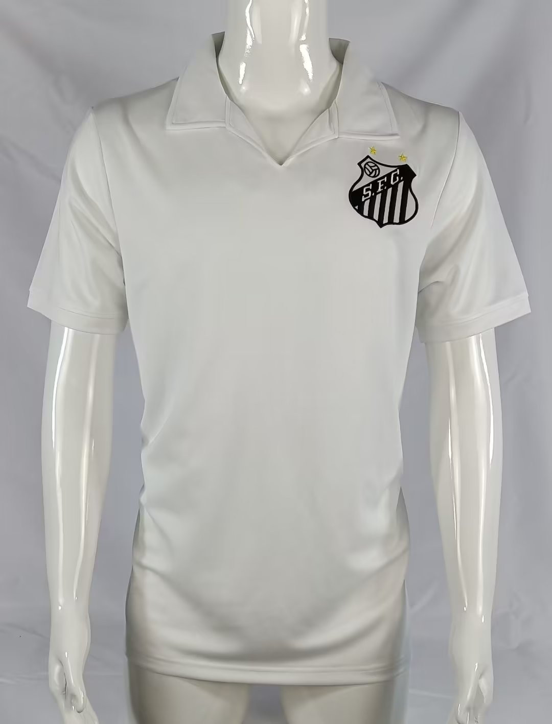 Santos FC 1970 Home Retro Men Jersey – White