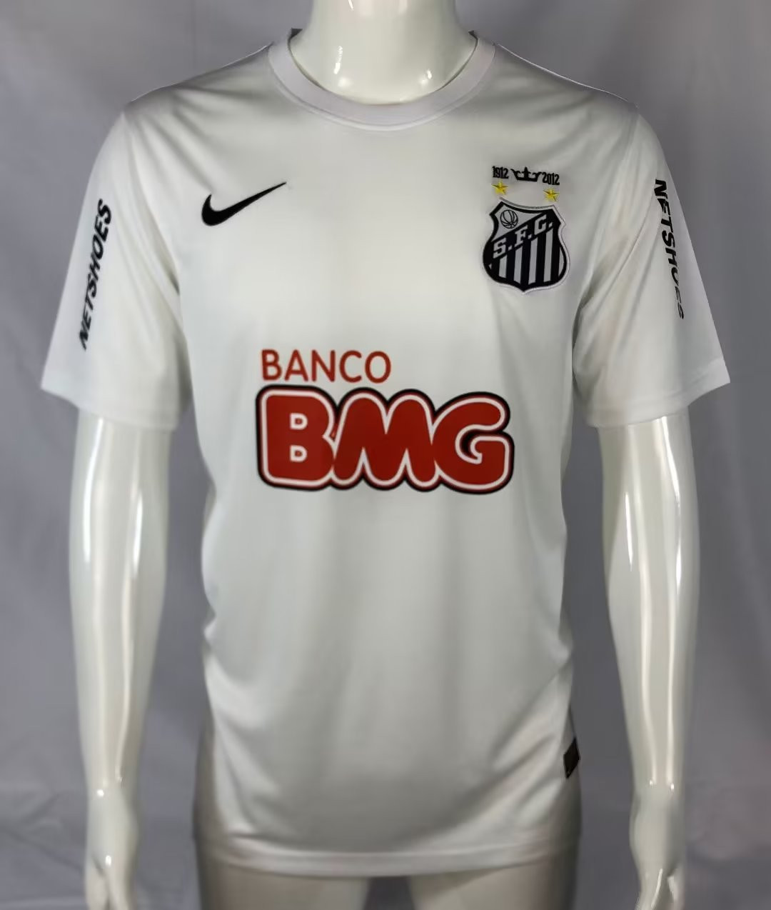 Santos FC 2012 Home Retro Men Jersey – White