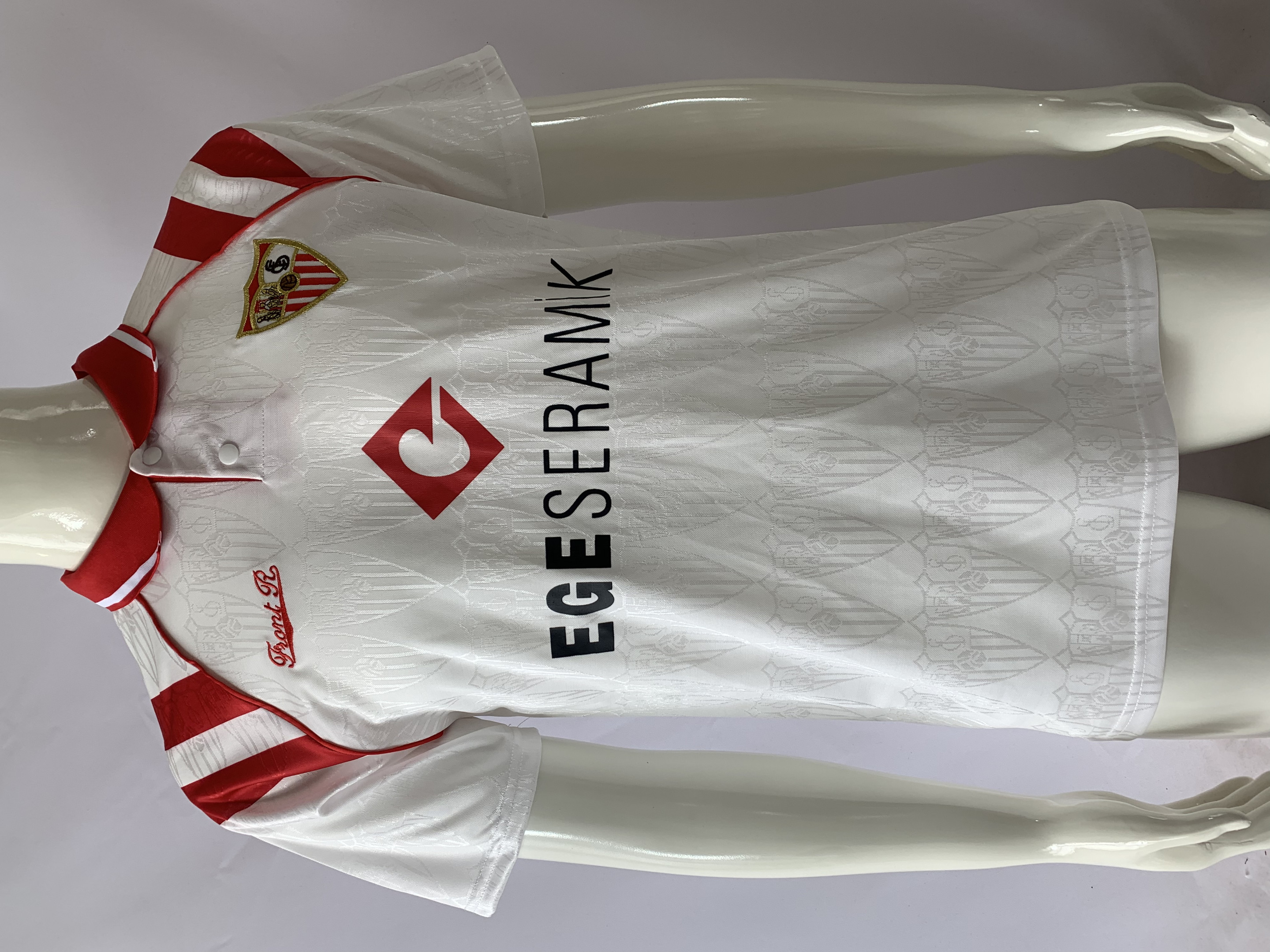 Sevilla FC 1992/93 Home Retro Men Jersey – White