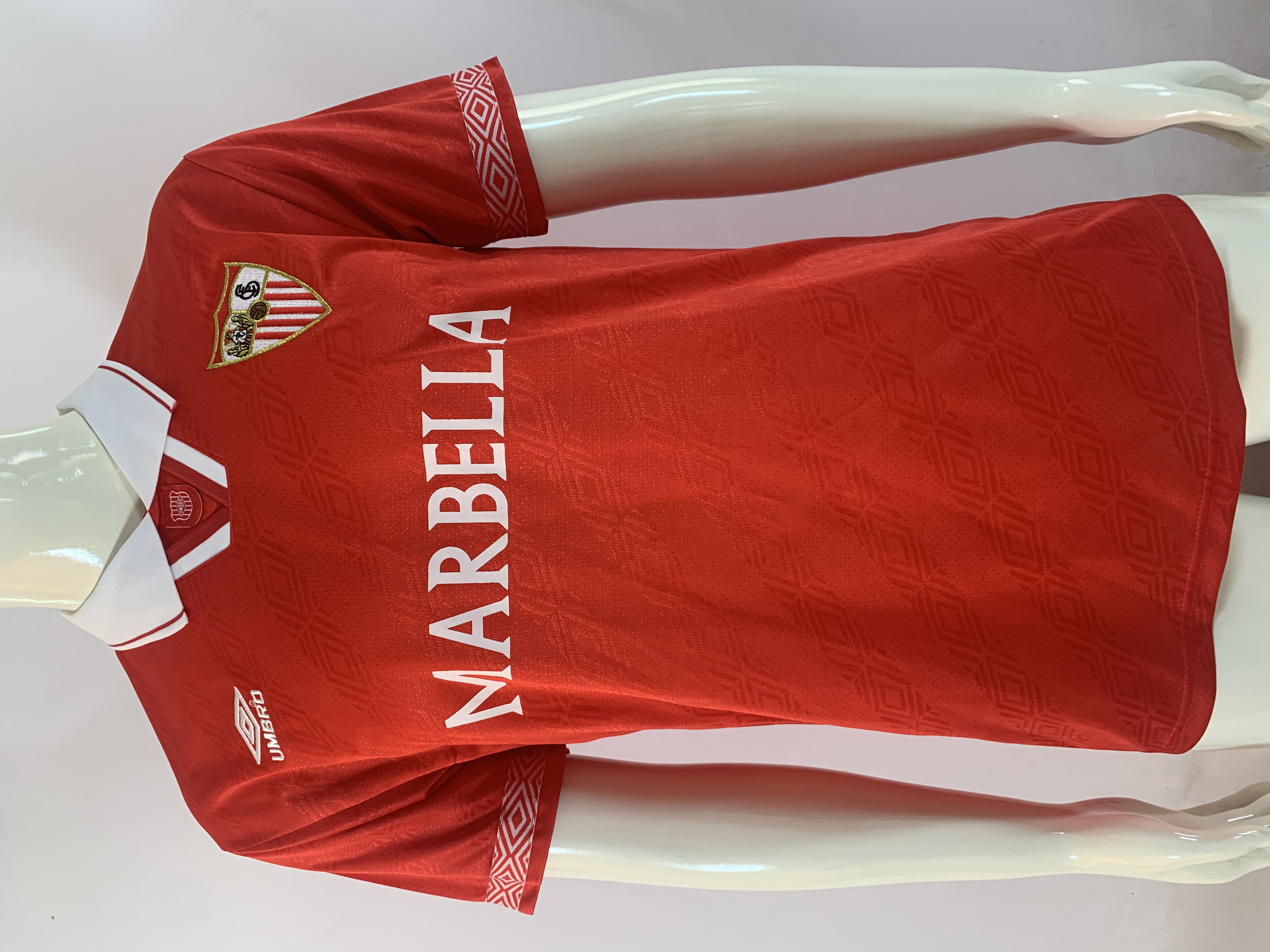Sevilla FC 1994/96 Away Retro Men Jersey – Red