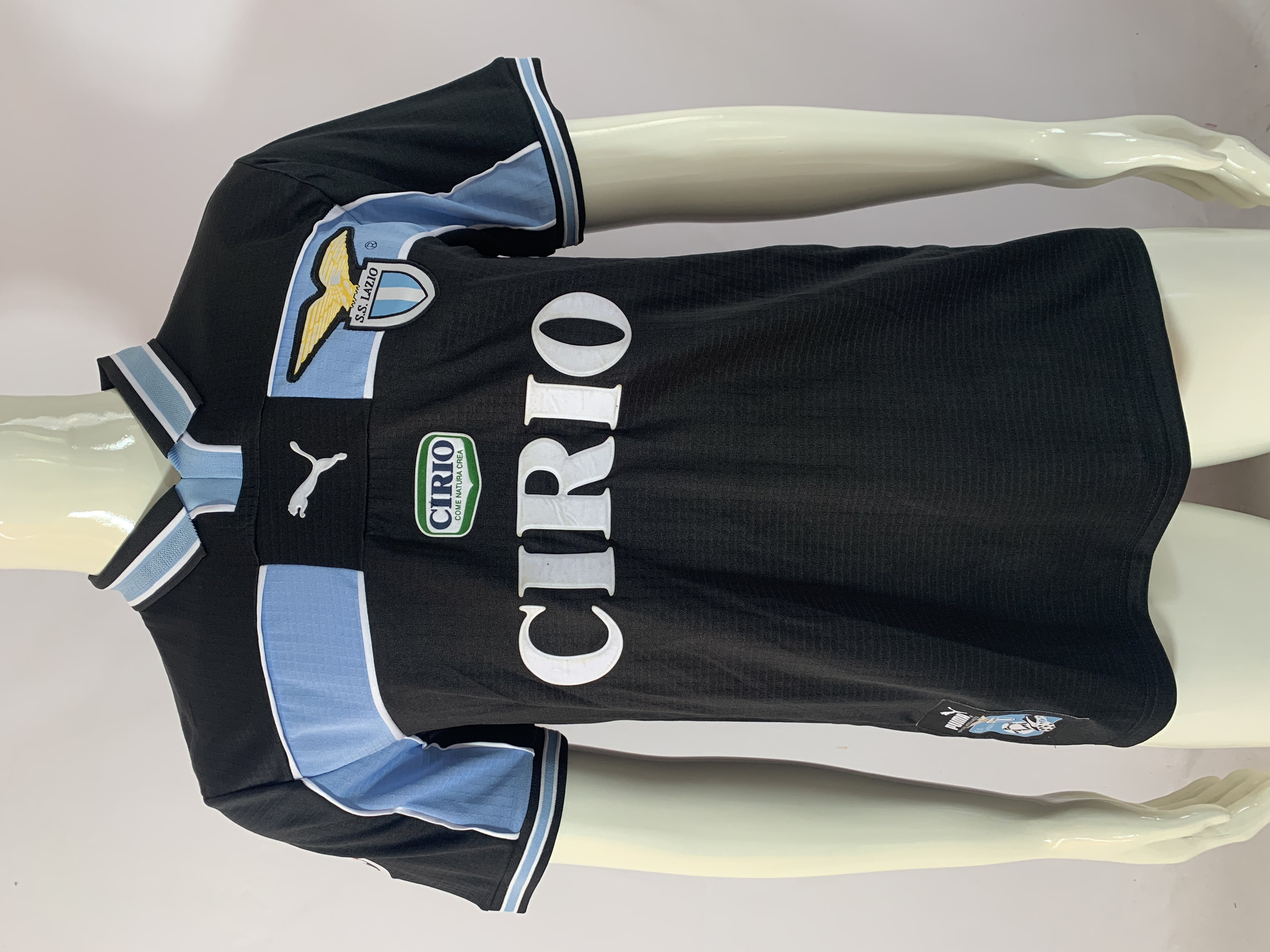 S.S. Lazio 1998/2000 Third Retro Men Jersey – Black