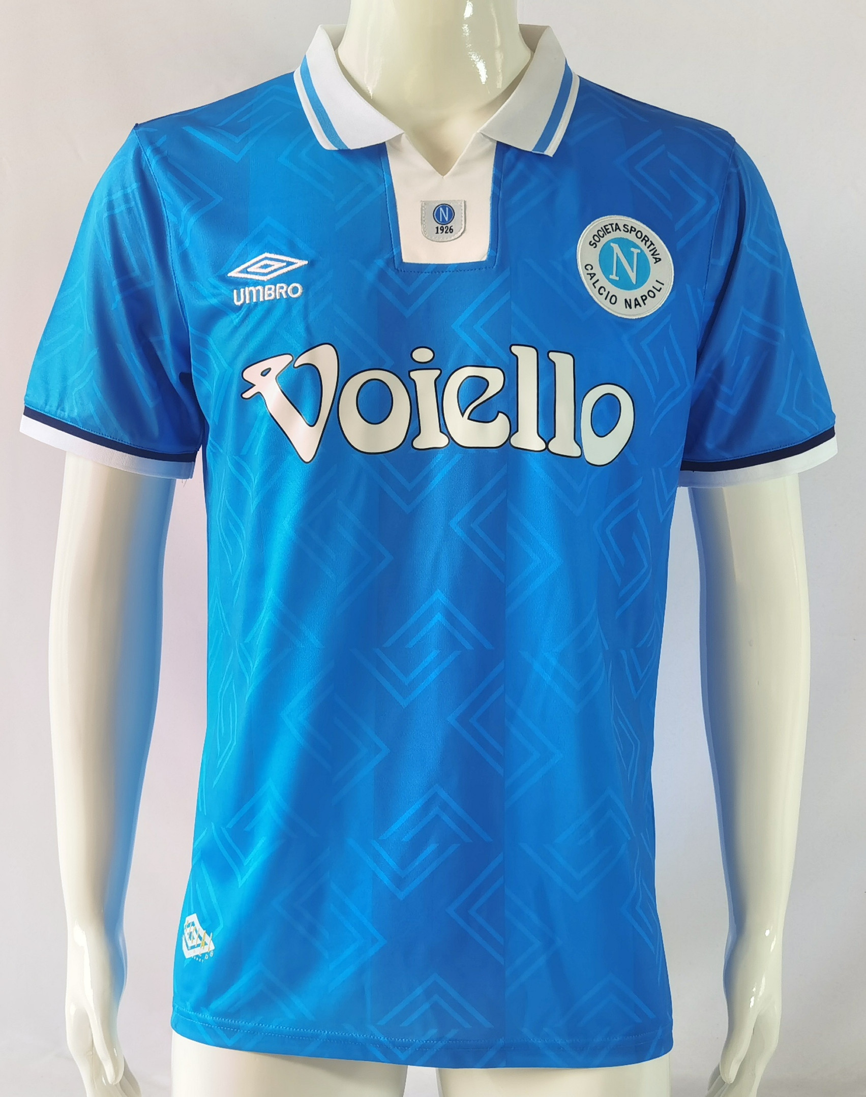 SSC Napoli 1993/94 Home Retro Men Jersey – Sky Blue