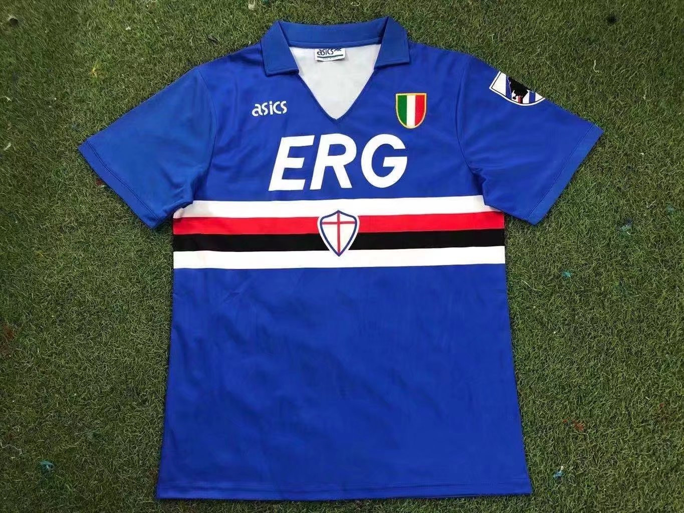 U.C. Sampdoria 1991/92 Home Retro Men Jersey – Blue