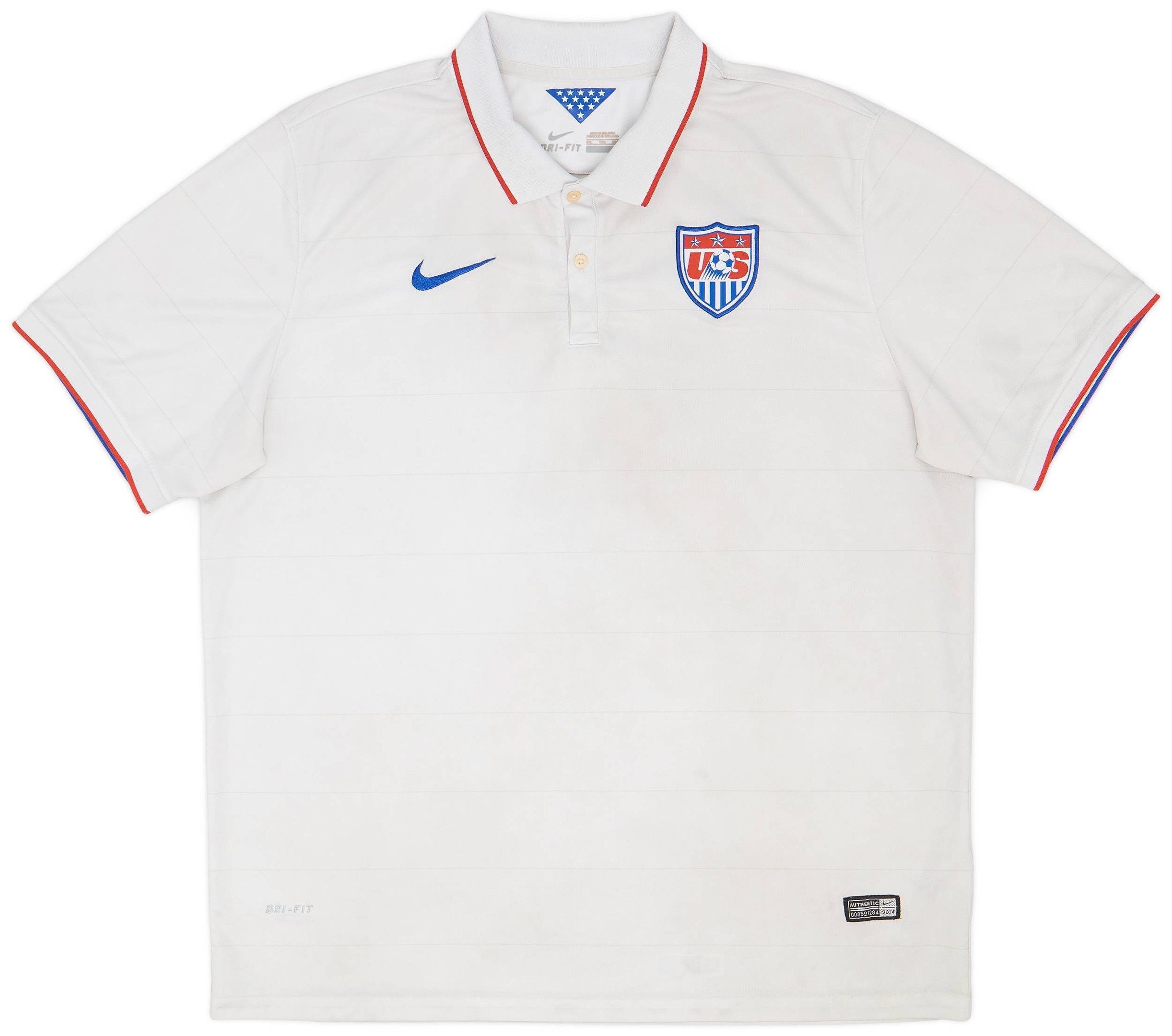 United States 2014/15 Home Retro Men Jersey – White
