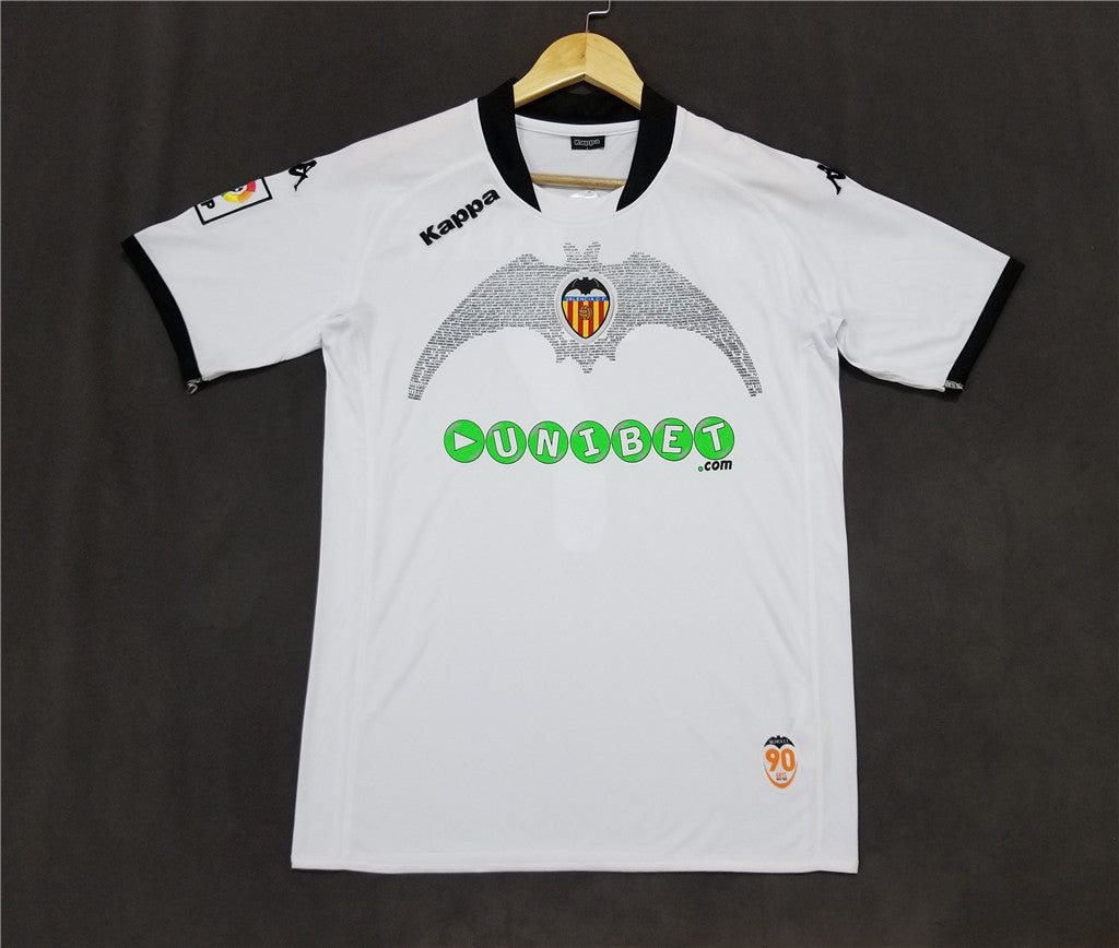 Valencia CF 2008 Home Retro Men Jersey – White