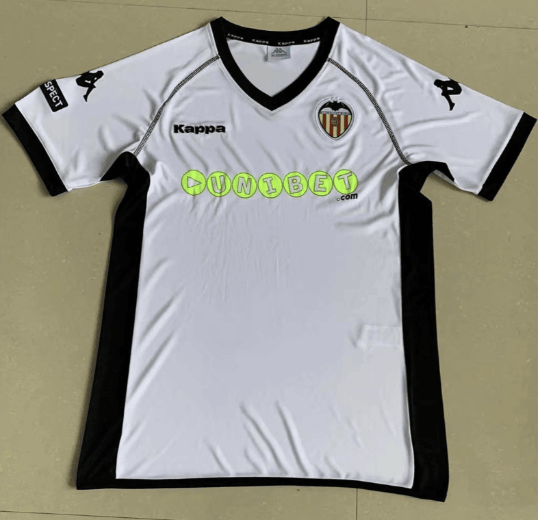 Valencia CF 2011 Home Retro Men Jersey – White
