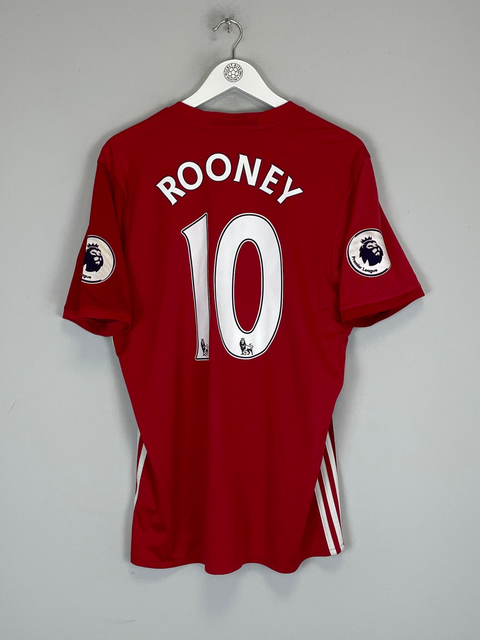 Wayne Rooney 10 Manchester United 2016/17 Home Men Retro Jersey – Red